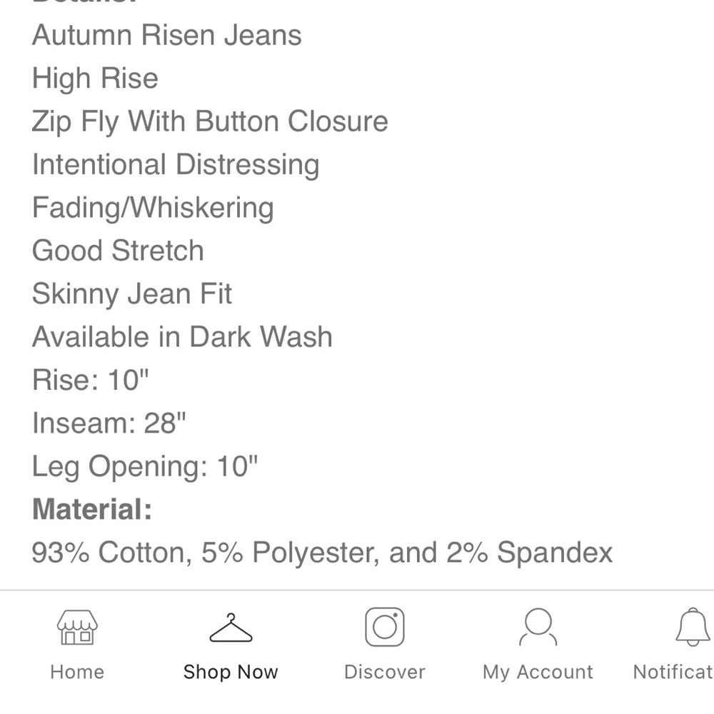 Women’s Risen Jeans- hardly worn - Picture 5 of 9